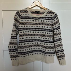 J. Crew Fair Isle Sweater